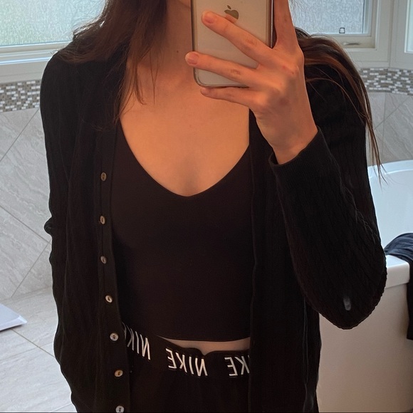 Mendocino Black Button Up Cardigan - Picture 3 of 7